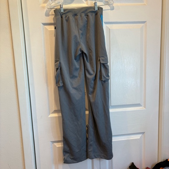 Vintage Y2K Big Flirt Gray And Baby Blue Cargo Track Pants - Size Small - Picture 6 of 10